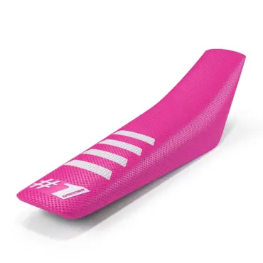 Чехол сидения универсальный ONEGRIPPER RIBBED, Pink White - миниатюра 1