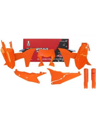 Комплект пластика KTM EXC EXC F 150 500 (2024 2025), Оранжевый (С пластиком фары)