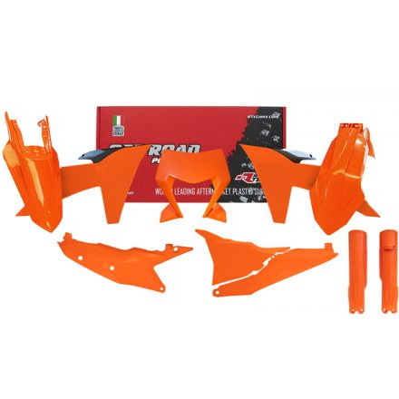 Комплект пластика KTM EXC EXC F 150 500 (2024 2025), Оранжевый (С пластиком фары)