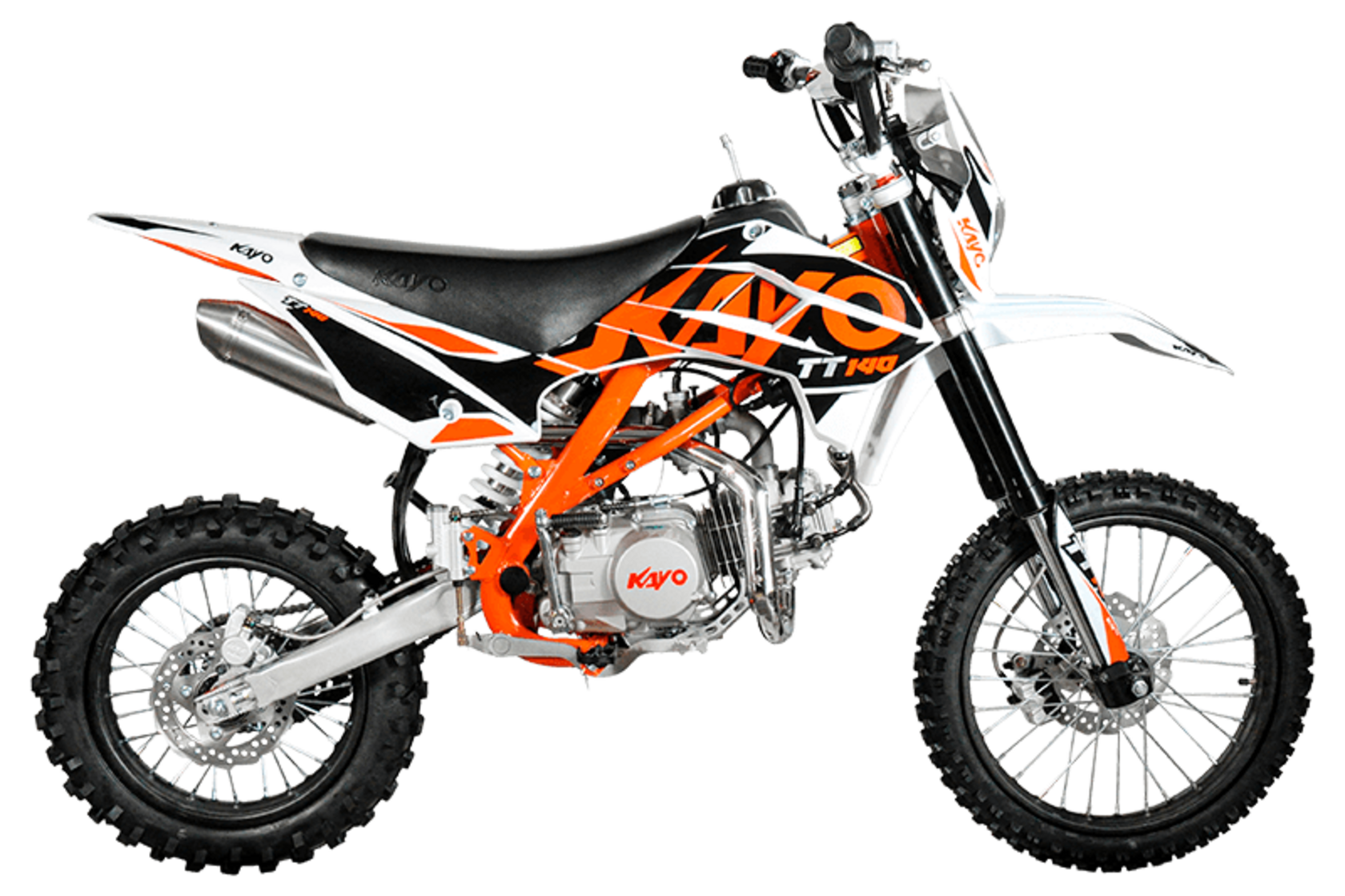 Питбайк KAYO BASIC TT140 17 14 KRZ (механ. сцепл., кикстартер 2024 г.) - фото 6