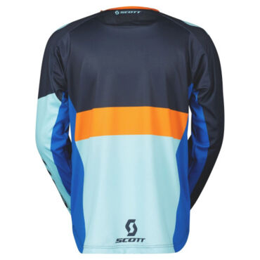 SCOTT Джерси 350 Race Junior blue orange - миниатюра 1