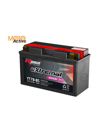 МОТО АККУМУЛЯТОР RDRIVE EXTREMAL IRIDIUM YT7B BS