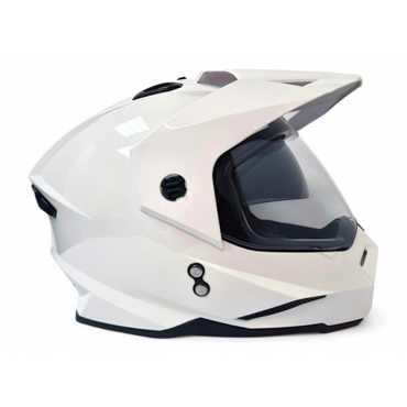 Шлем мотард AiM JK802 White Glossy - миниатюра 4