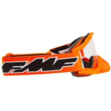 100% Маска кросс FMF Powerbomb Rocket Orange - прозрачная линза - миниатюра 1