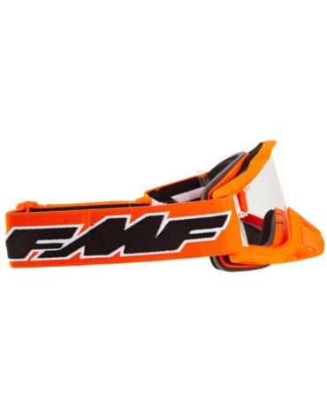 100% Маска кросс FMF Powerbomb Rocket Orange - прозрачная линза