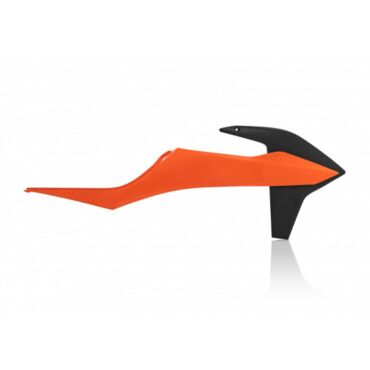 Acerbis спойлер радиатора оранжевый черный 125 500 SX19 22 / EXC 20 23 // 0023500.209 - миниатюра 4