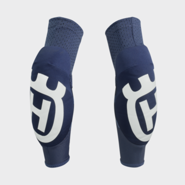 Налокотники подростковые Husqvarna Elbow Guard 5.0, blue white (L XL, Детская) - миниатюра 2
