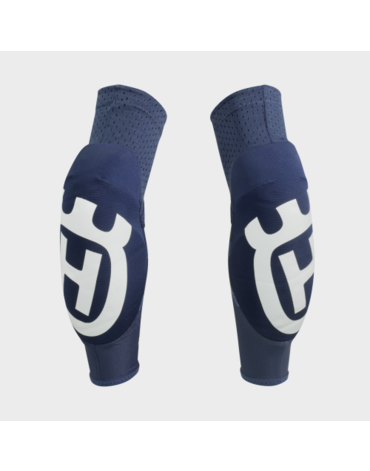 Налокотники подростковые Husqvarna Elbow Guard 5.0, blue white (L XL, Детская)