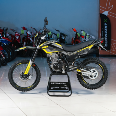 Мотоцикл кроссовый Regulmoto Grizzly с ПТС 21 18 (Черный/ желтый) - миниатюра 1