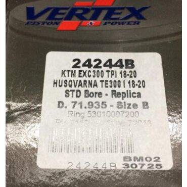 Vertex 24244B Поршень KTM EXC 300 TPI 2018-> ( D 71,935 ) - миниатюра 2