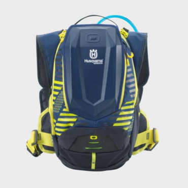 Рюкзак - гидропак Husqvarna Team Dakar Hydration Backpack, blue yellow (One Size) - миниатюра 1