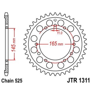 Звезда ведомая JTR1311.44 - миниатюра 1