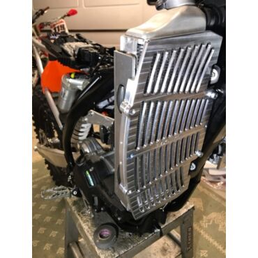 Защита радиаторов алюминиевая KTM SX SX F 16-; EXC EXC F 17- / Husqvarna TC FC 16- ; TE FE 17- / GasGas MC EC 21- - миниатюра 7