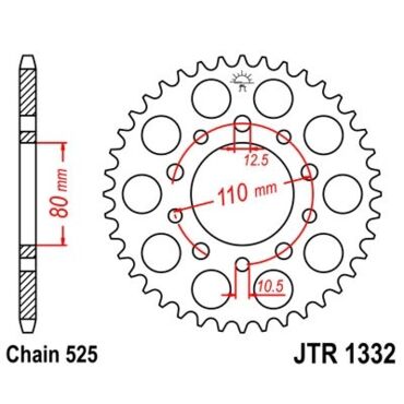 Звезда ведомая JTR1332.45 - миниатюра 1