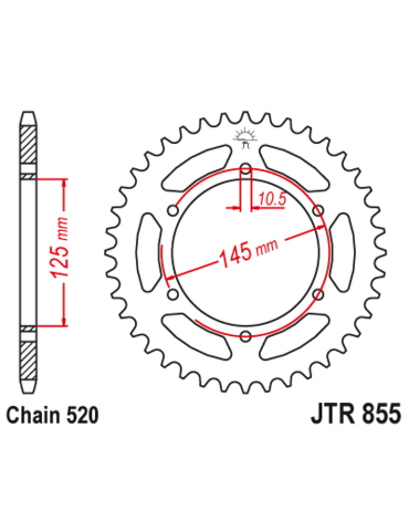 Звезда ведомая JTR855.46