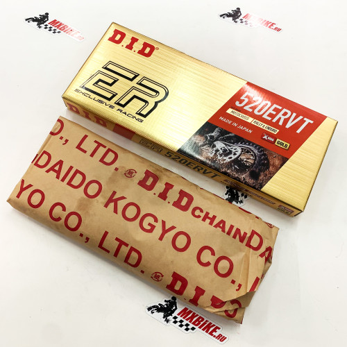 Цепь сальниковая DID 520ERVT (золотая X Ring) 118 звеньев - фото 4