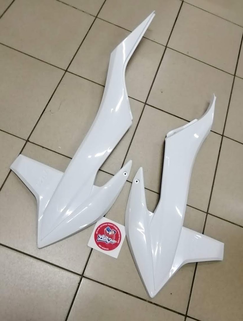 KTM spoiler set white спойлеры радиатора комплект ( белый) EXC / EXCF 20 23 ( 79108054000AB ) - фото 2