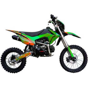 Питбайк BSE EX125 17 14 Green Orange Ant (020) - миниатюра 6