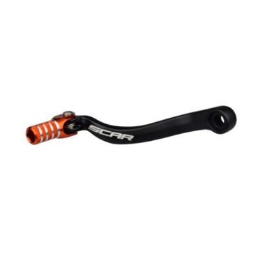 Лапка переключения передач Scar под мотоциклы KTM 85SX 18 19, HQV TC125 150SX 17 19, 125 250 XC W оранжевая - миниатюра 1