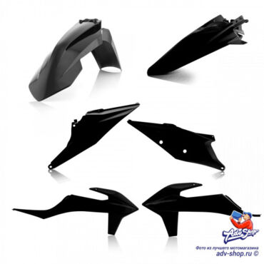 Acerbis комплект пластика черный KTM EXC EXC F XC W 20 23 // 0024053.090 - миниатюра 1
