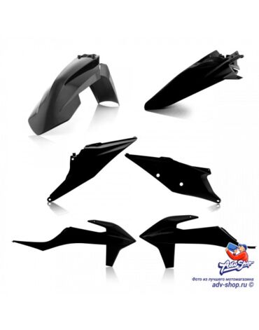 Acerbis комплект пластика черный KTM EXC EXC F XC W 20 23 // 0024053.090