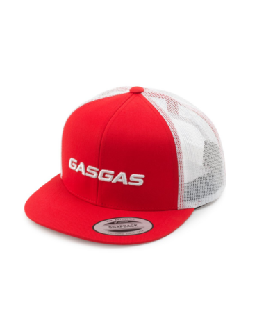 Бейсболка детская GASGAS KIDS TRUCKER CAP, red white (One size, Детская Повседневная)