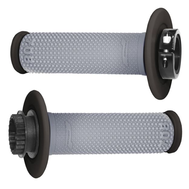 Грипсы кросс Progrip 708 171 черно серые +7 различных крепежей тросика