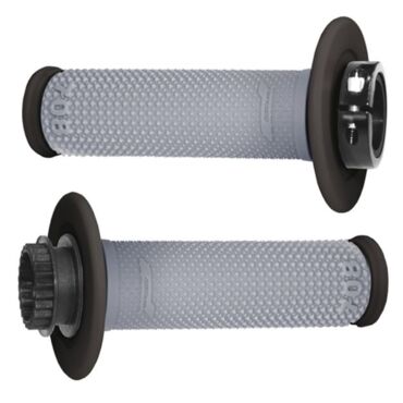 Грипсы кросс Progrip 708 171 черно серые +7 различных крепежей тросика - миниатюра 1