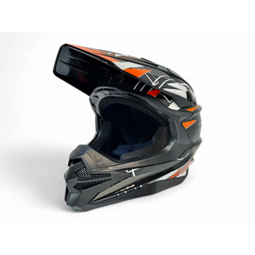 Шлем AiM JK803S Orange Black - миниатюра 4