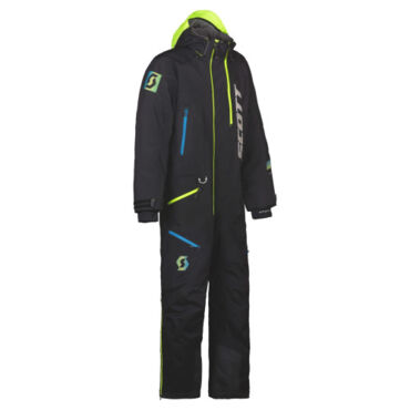 SCOTT Комбинезон DS Shell Dryo (увеличенный объем) black neon yellow - миниатюра 3