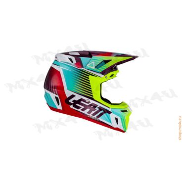 Кроссовый шлем Leatt Moto 8.5 Helmet Kit - Неон - миниатюра 5