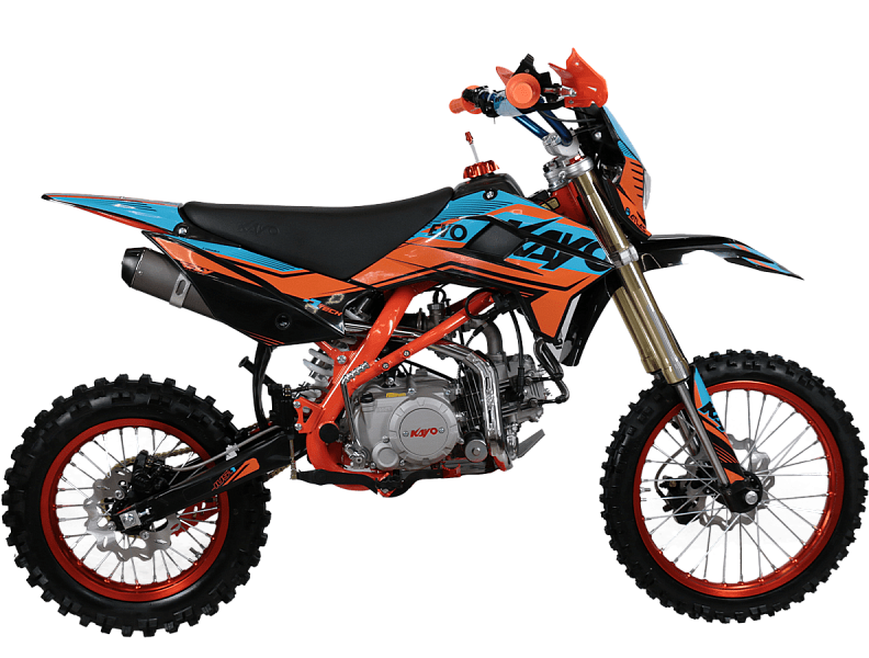 Питбайк KAYO EVOLUTION YX140EM 17 14 KRZ (механ. сцепл., эл. стартер 2022 г.) - фото 5