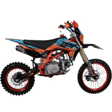 Питбайк KAYO EVOLUTION YX140EM 17 14 KRZ (механ. сцепл., эл. стартер 2022 г.) - миниатюра 5