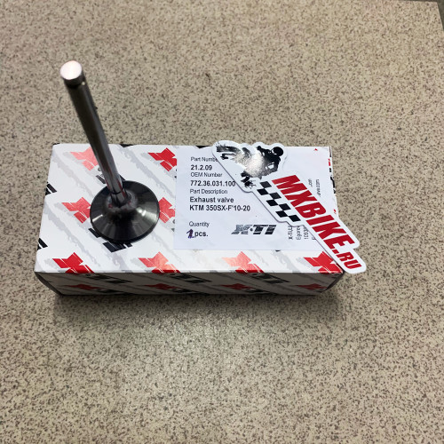 Выпускной клапан титановый KTM 350SX F 11 21; 350EXC F 12 19 / Husqvarna FC350 14 21; FE350 14 19 - фото 2