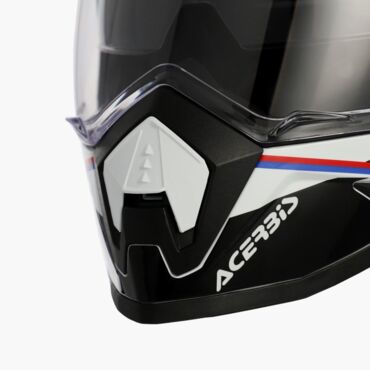 Acerbis Шлем Assault Graphic White Black - миниатюра 10