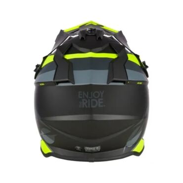 Oneal Шлем кроссовый 2Series Spyde V.23 серый желтый - миниатюра 5