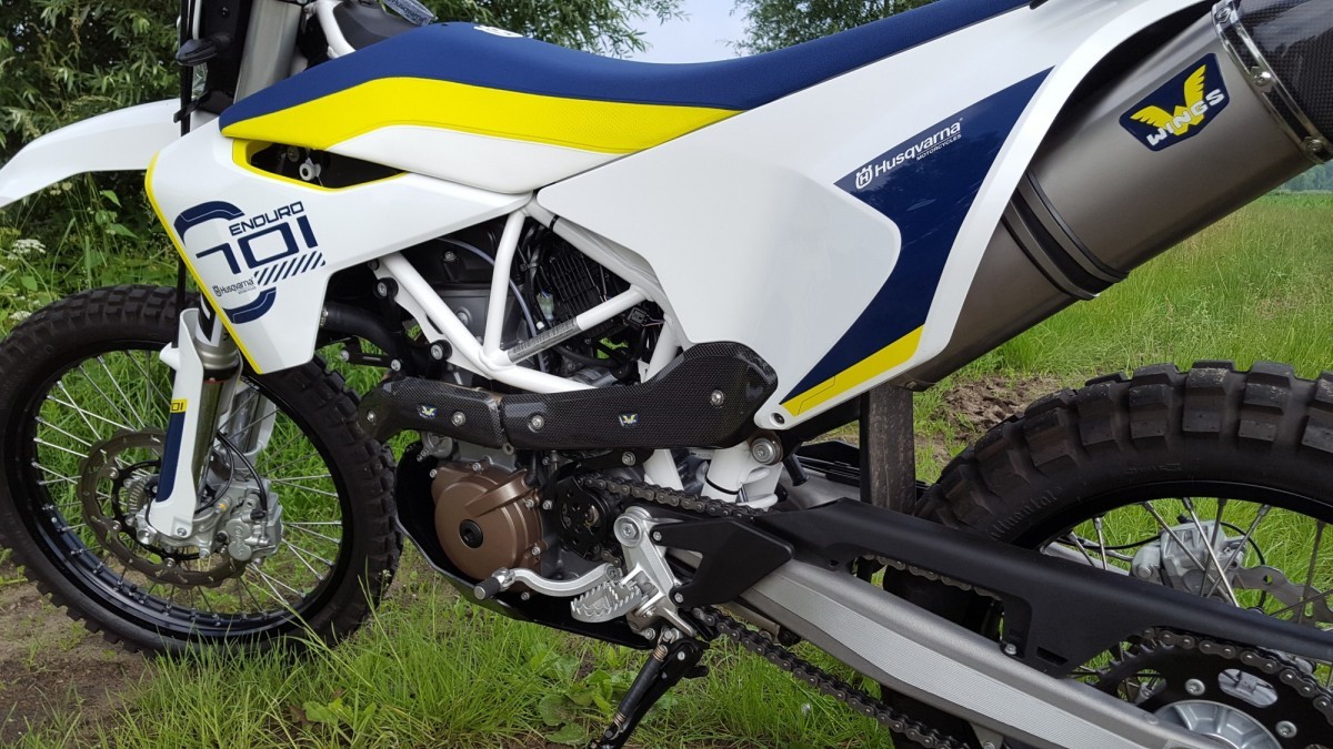 Wings Titanium Mufflers прямоточный титановый выхлоп (silver) Husqvarna 701 R ( 21 24 ) WTMC701 21 - фото 7