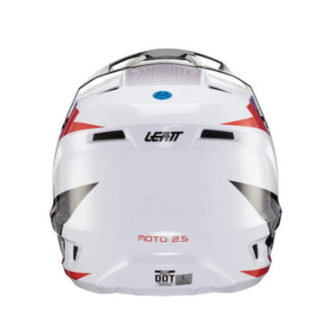 Leatt Шлем кроссовый Moto 2.5 Helmet Black White 2024 - миниатюра 6