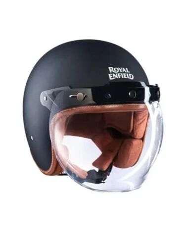 Шлем Royal Enfield LTHR. TRIM HELMET(V) MATT BLACK M 58
