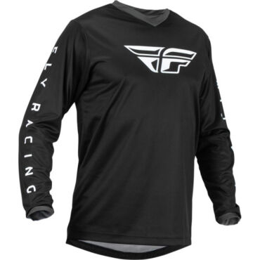 Джерси Fly Racing F 16 Черный белый - миниатюра 2