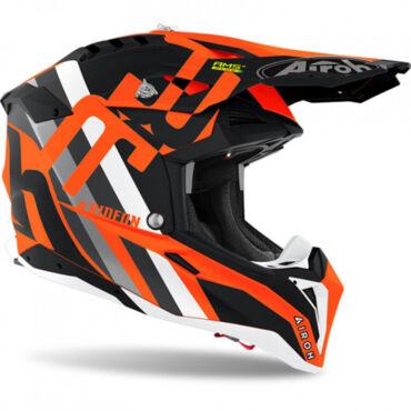 Airoh Мотошлем Aviator 3 Rainbow Orange Matt - миниатюра 2