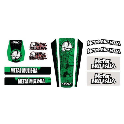 Набор наклеек Trim Kit FX 2014 под мотоциклы Kawasaki - фото 1