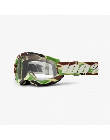 Очки 100% Strata 2 War Camo / Clear Lens