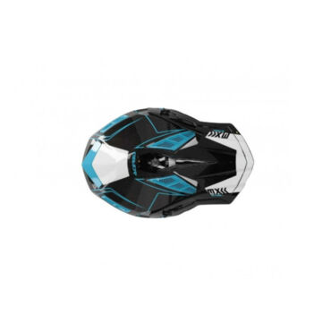 Acerbis Шлем Steel Carbon White Azure - миниатюра 3