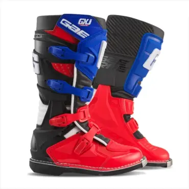 Мотоботы детские Gaerne GXJ Red White Blue - миниатюра 2