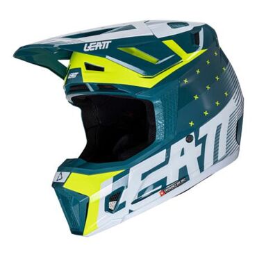 Шлем кроссовый Leatt Moto 7.5 Helmet Kit, Acid Fuel V24 - миниатюра 5