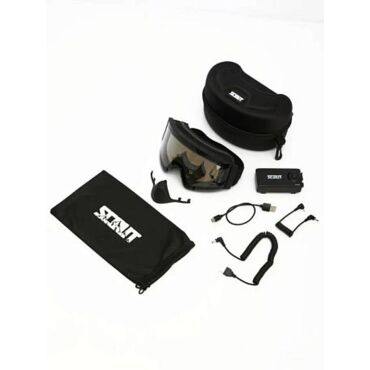 Очки с подогревом Scout HB 20A Pioneer Heated Goggles Black, clear lens 85% - миниатюра 6