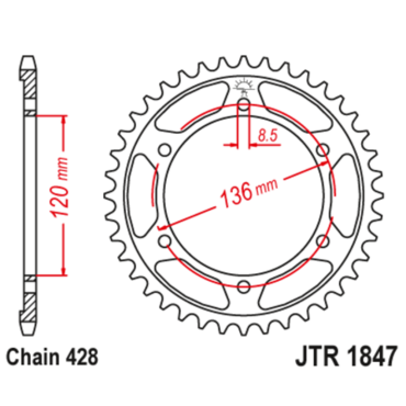 Звезда ведомая JTR1847.46 - миниатюра 1