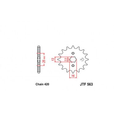 Звезда ведущая JTF563.13 - миниатюра 1