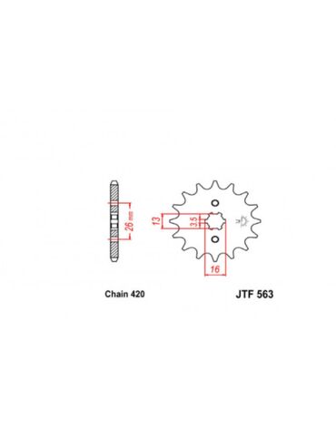 Звезда ведущая JTF563.13